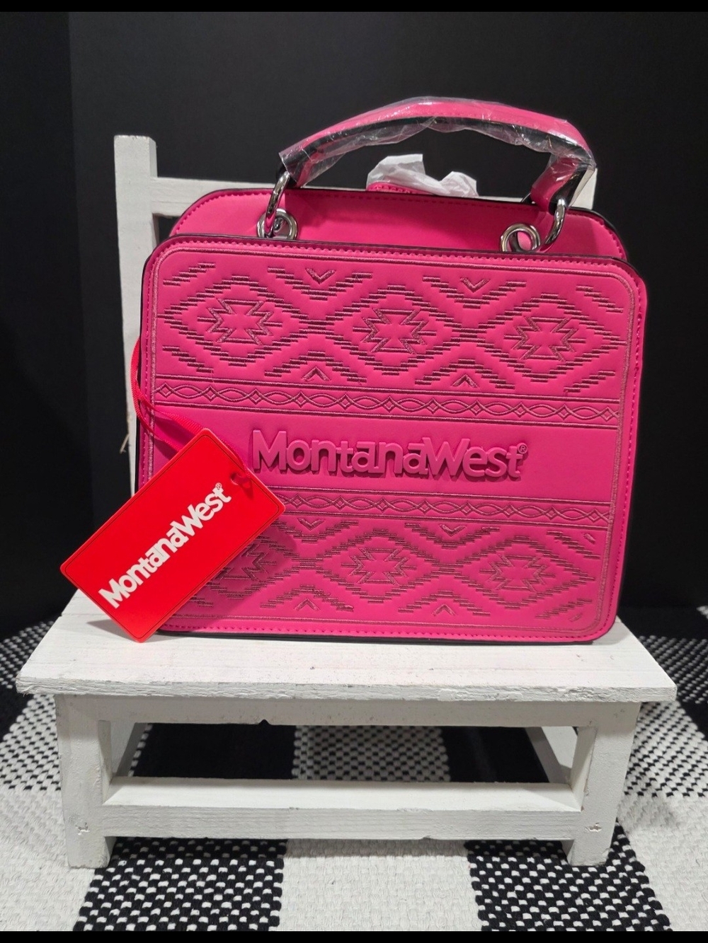 ❤️New! Montana West Embossed Crossbody Tote Bag w/ Coin Pouch.
